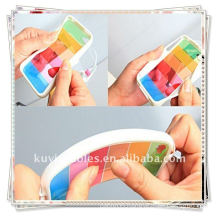 BRAND NEW White Rainbow Cases for iphone 4 4G Flip Cover